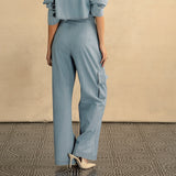 The Denim Slouchy Cargo Pants