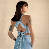 Festival Edit Denim Crop Top