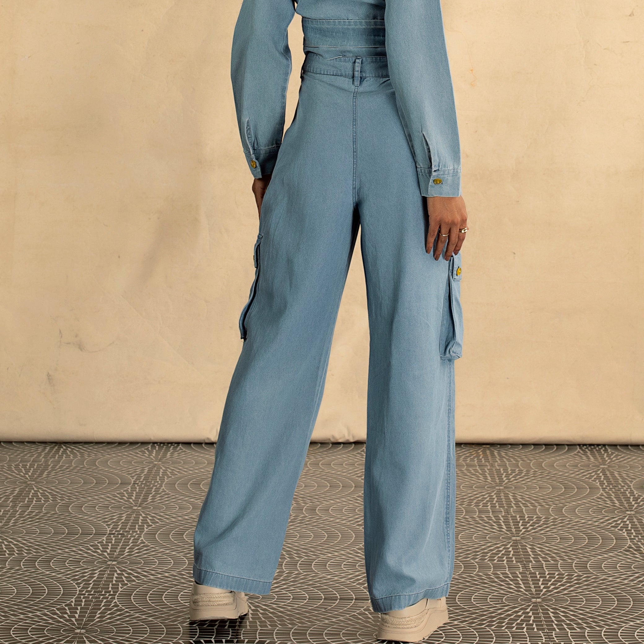 Straight Fit Denim Pants