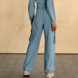 Straight Fit Denim Pants