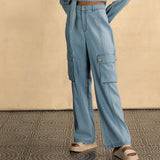 Straight Fit Denim Pants