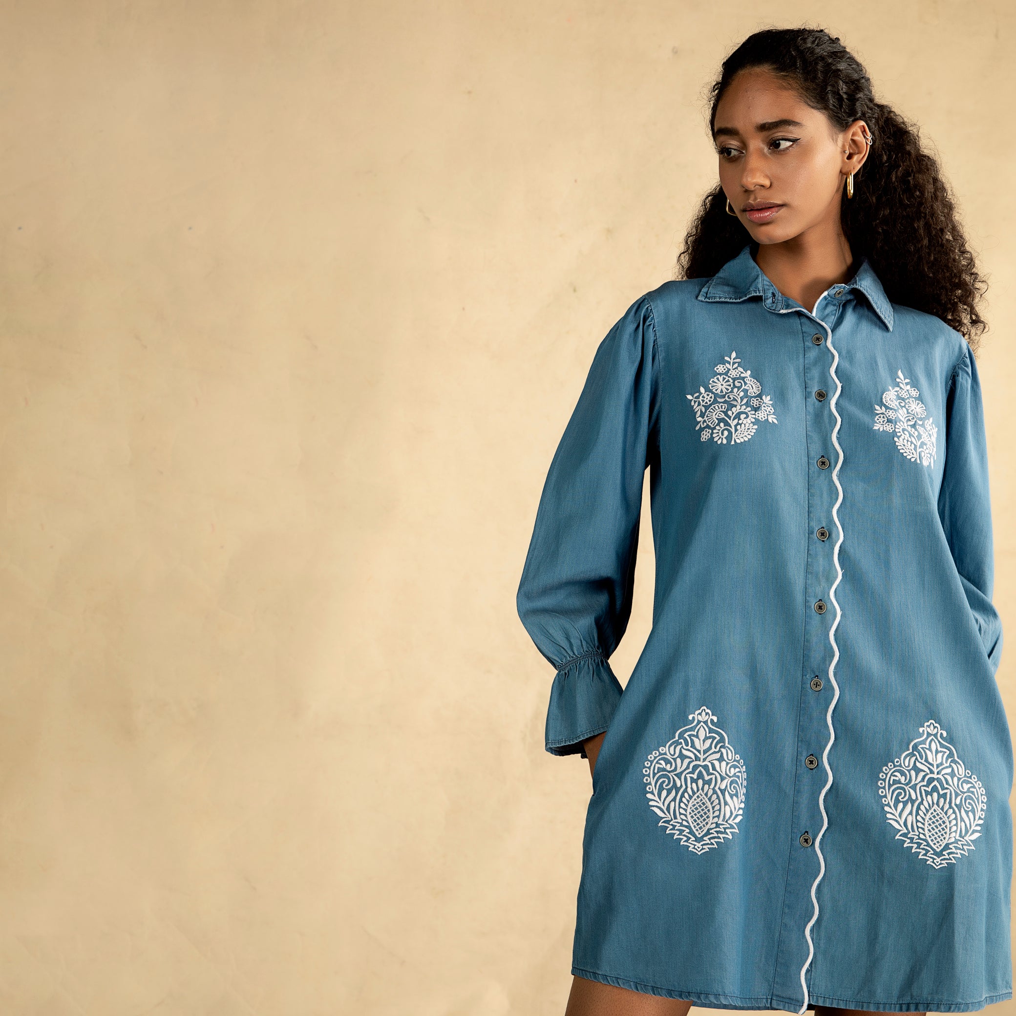 Paisley Shirt Dress