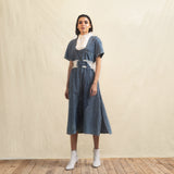 Slit Midi Dress