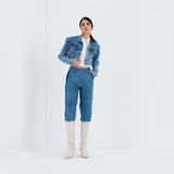 The Maddie - Jazz Sparkle Crop Jacket & Elongated Shorts Set